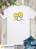 LIMITED EDITION Paw Prints On My Heart Essential Unisex Tee