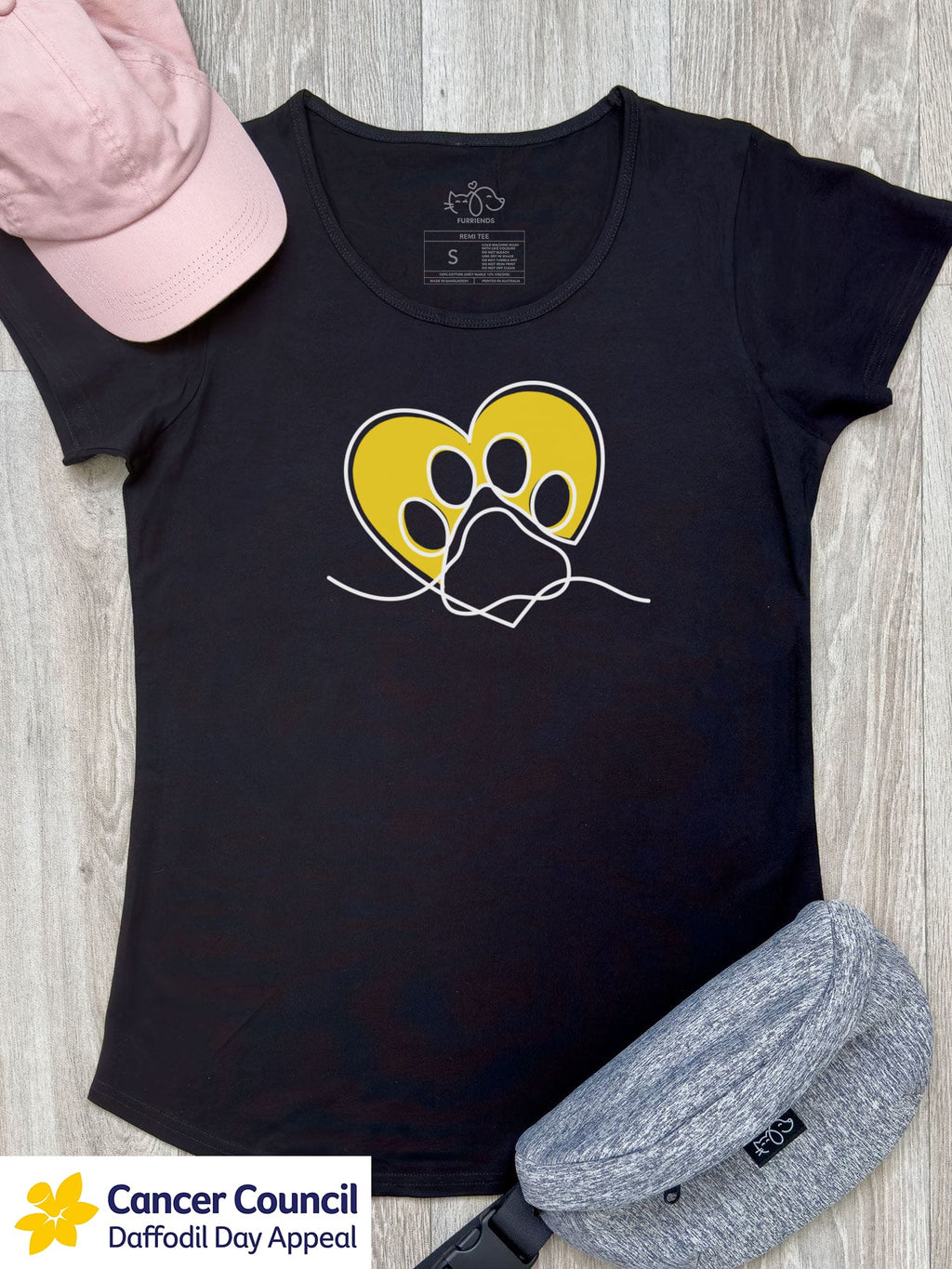 LIMITED EDITION Paw Prints On My Heart Remi Women's Scoop Neck Tee