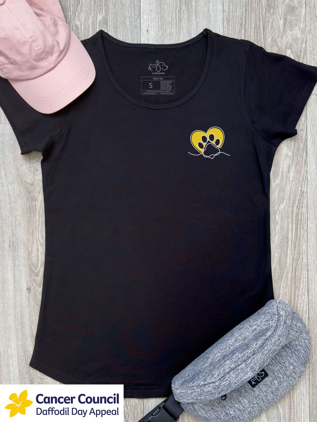 LIMITED EDITION Paw Prints On My Heart Remi Women's Scoop Neck Tee