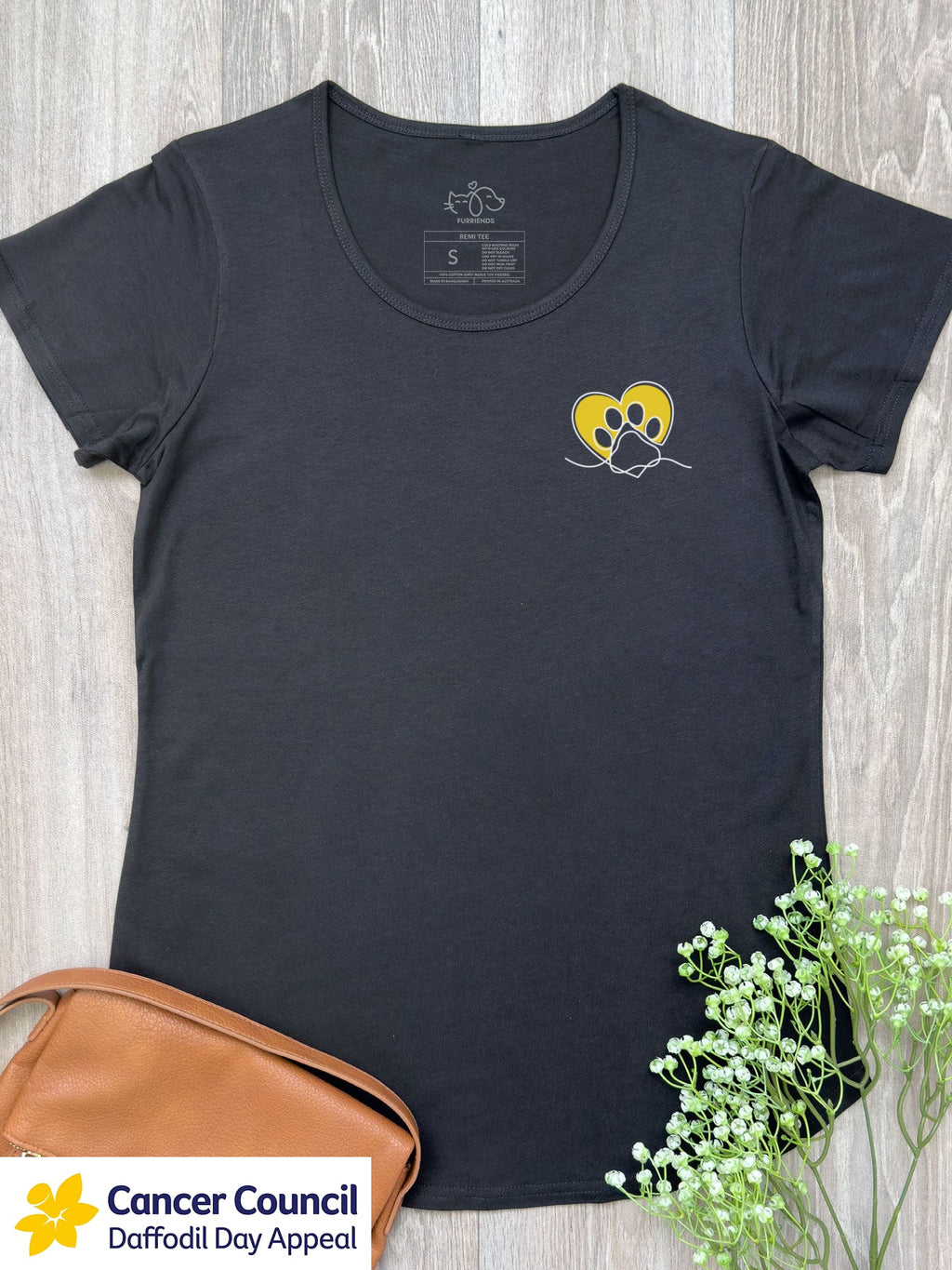 LIMITED EDITION Paw Prints On My Heart Remi Women's Scoop Neck Tee