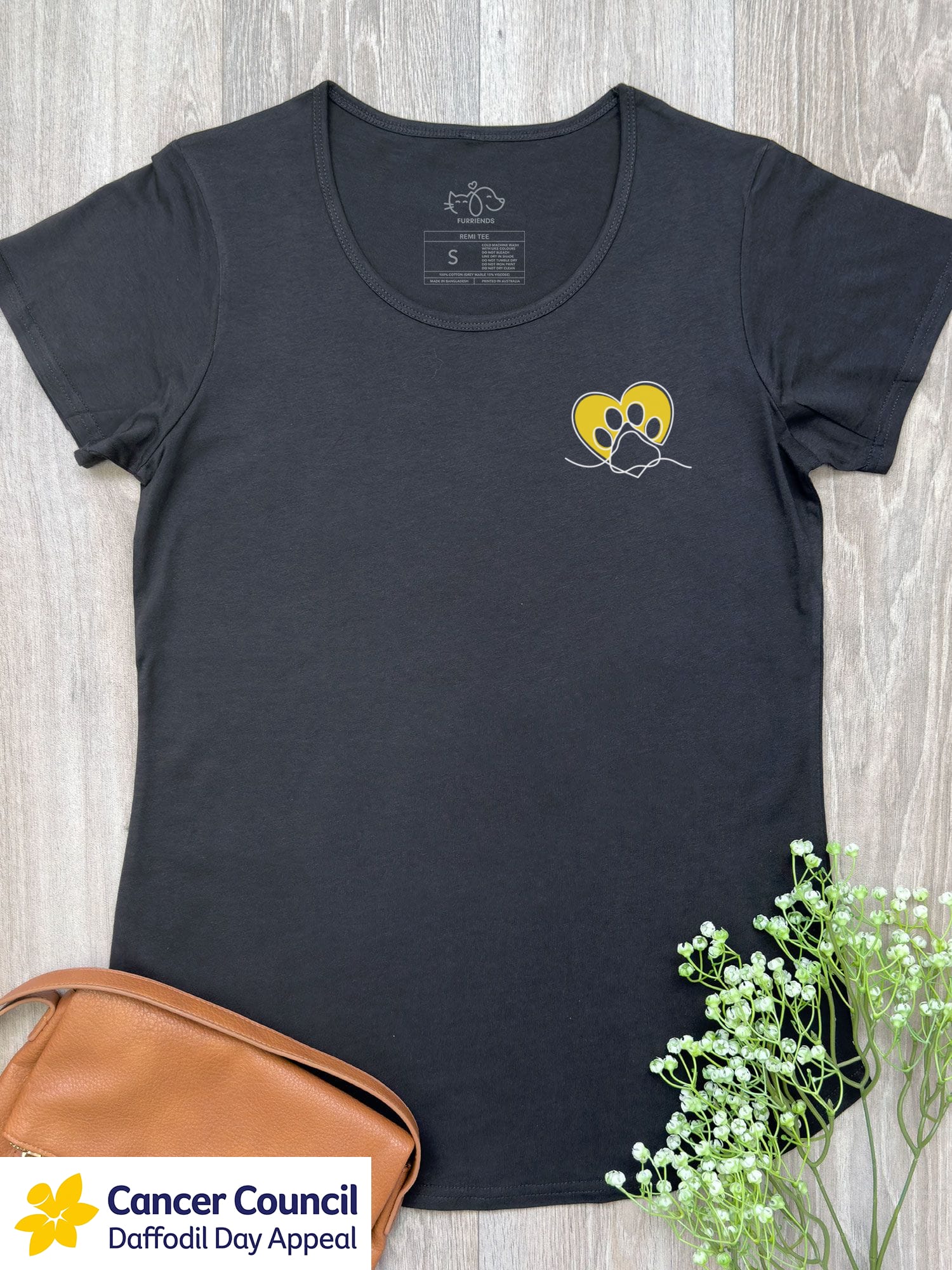 LIMITED EDITION Paw Prints On My Heart Remi Women's Scoop Neck Tee