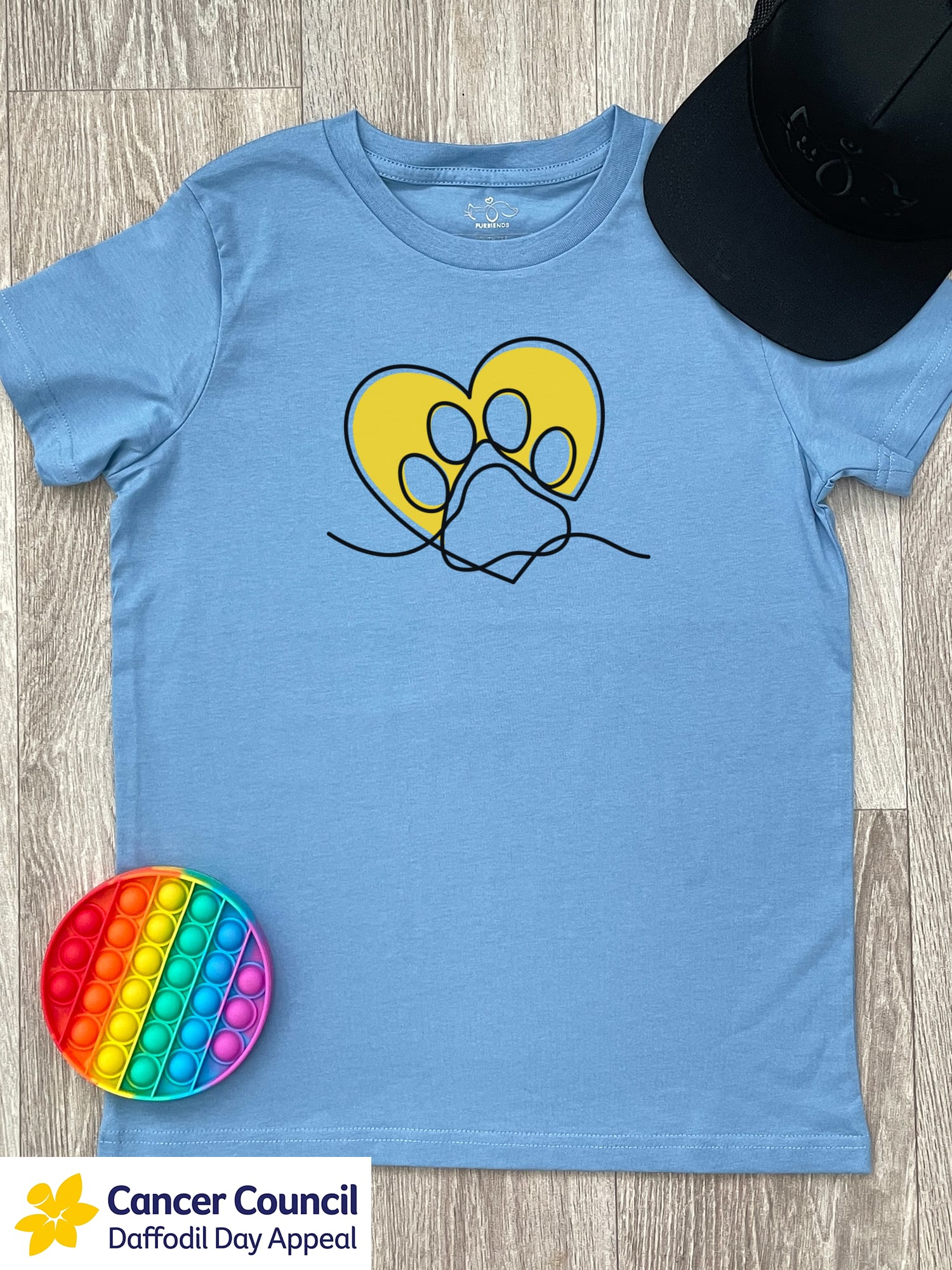LIMITED EDITION Paw Prints On My Heart Youth Tee