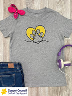 LIMITED EDITION Paw Prints On My Heart Youth Tee