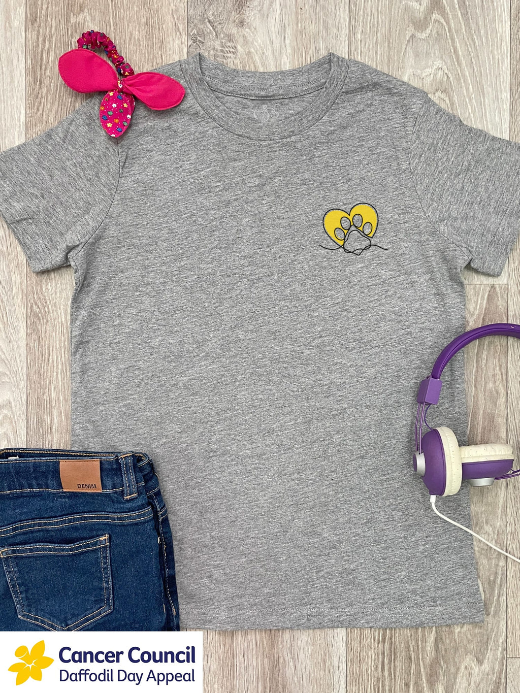 LIMITED EDITION Paw Prints On My Heart Youth Tee