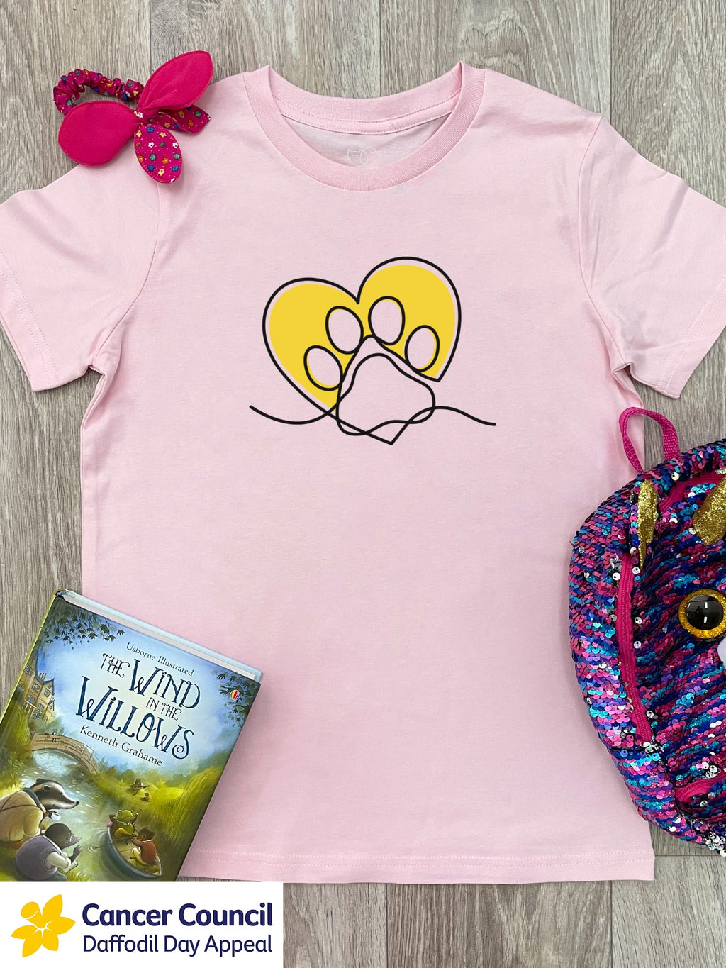 LIMITED EDITION Paw Prints On My Heart Youth Tee