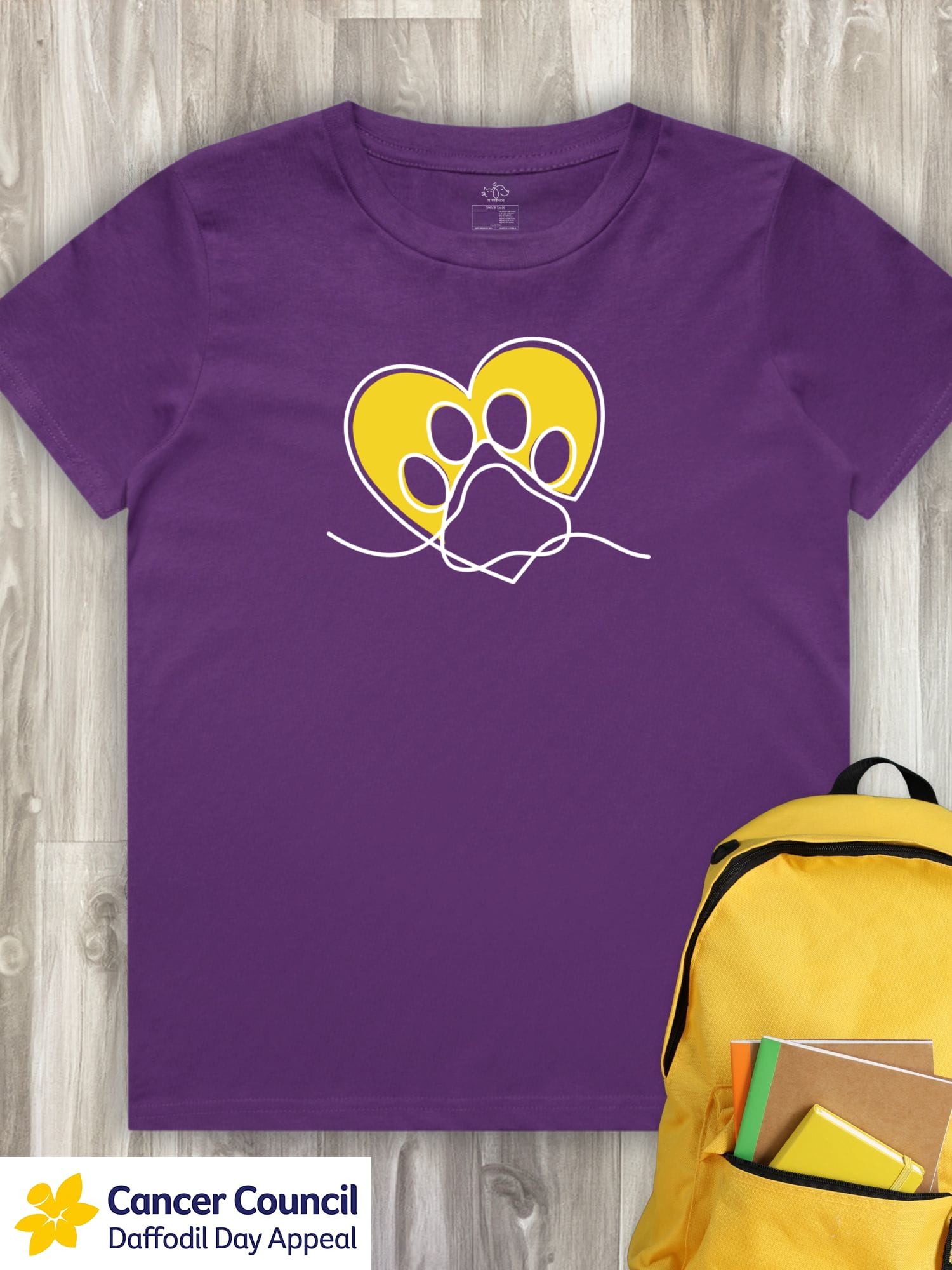 LIMITED EDITION Paw Prints On My Heart Youth Tee