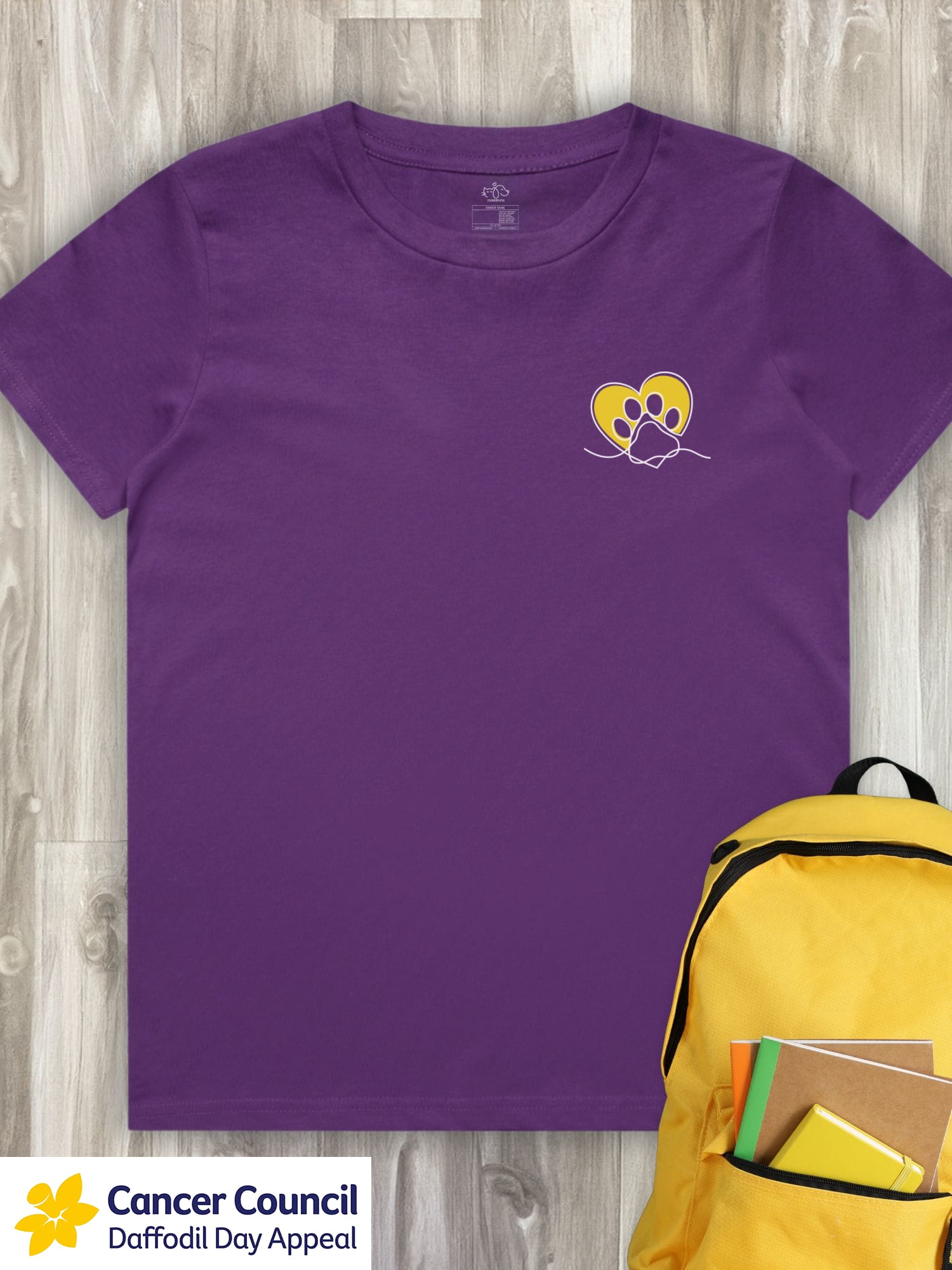 LIMITED EDITION Paw Prints On My Heart Youth Tee