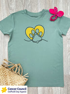 LIMITED EDITION Paw Prints On My Heart Youth Tee
