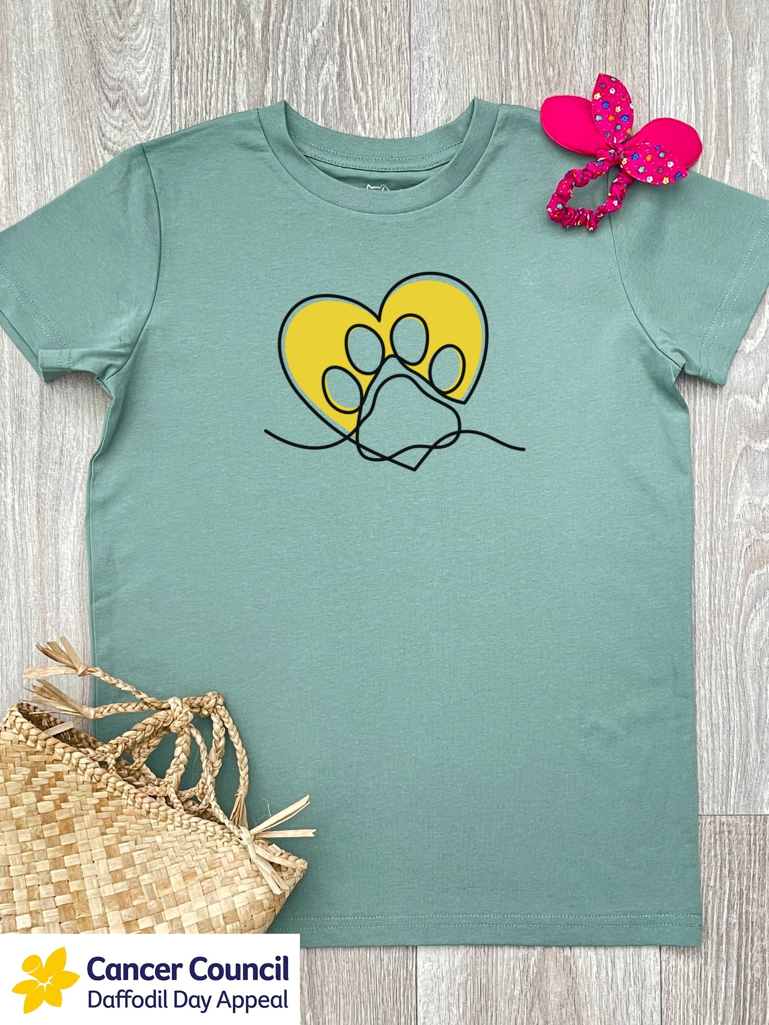 LIMITED EDITION Paw Prints On My Heart Youth Tee