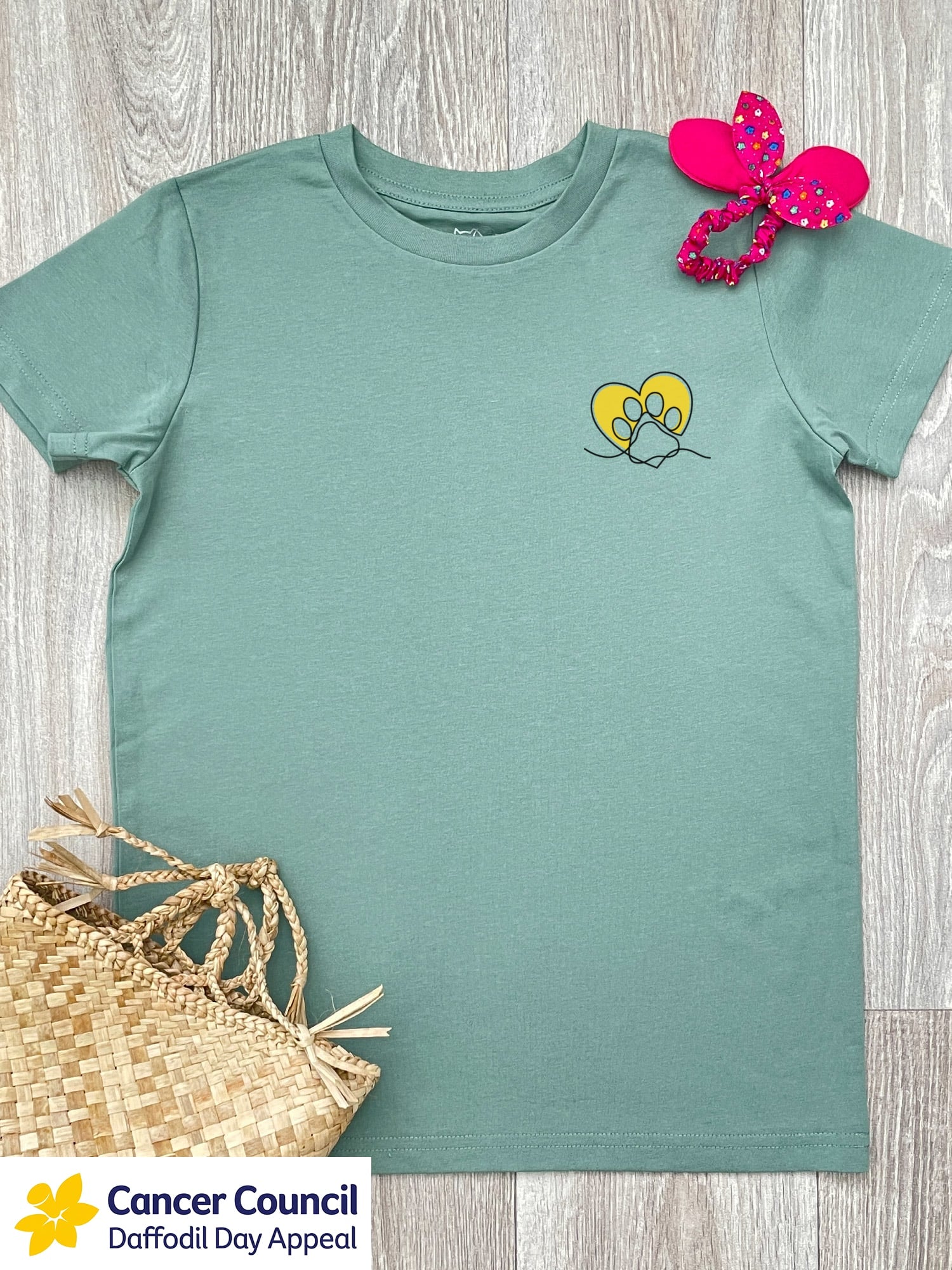 LIMITED EDITION Paw Prints On My Heart Youth Tee
