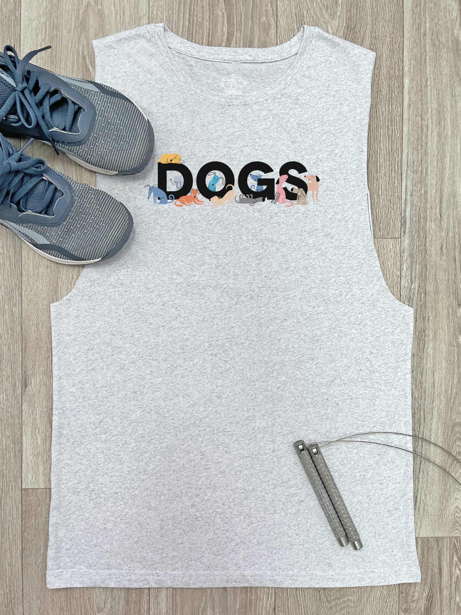 Dogs Because People Suck Axel Drop Armhole Tank
