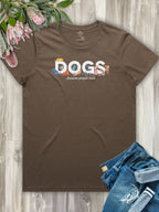 Dogs Because People Suck Ava Women's Regular Fit Tee