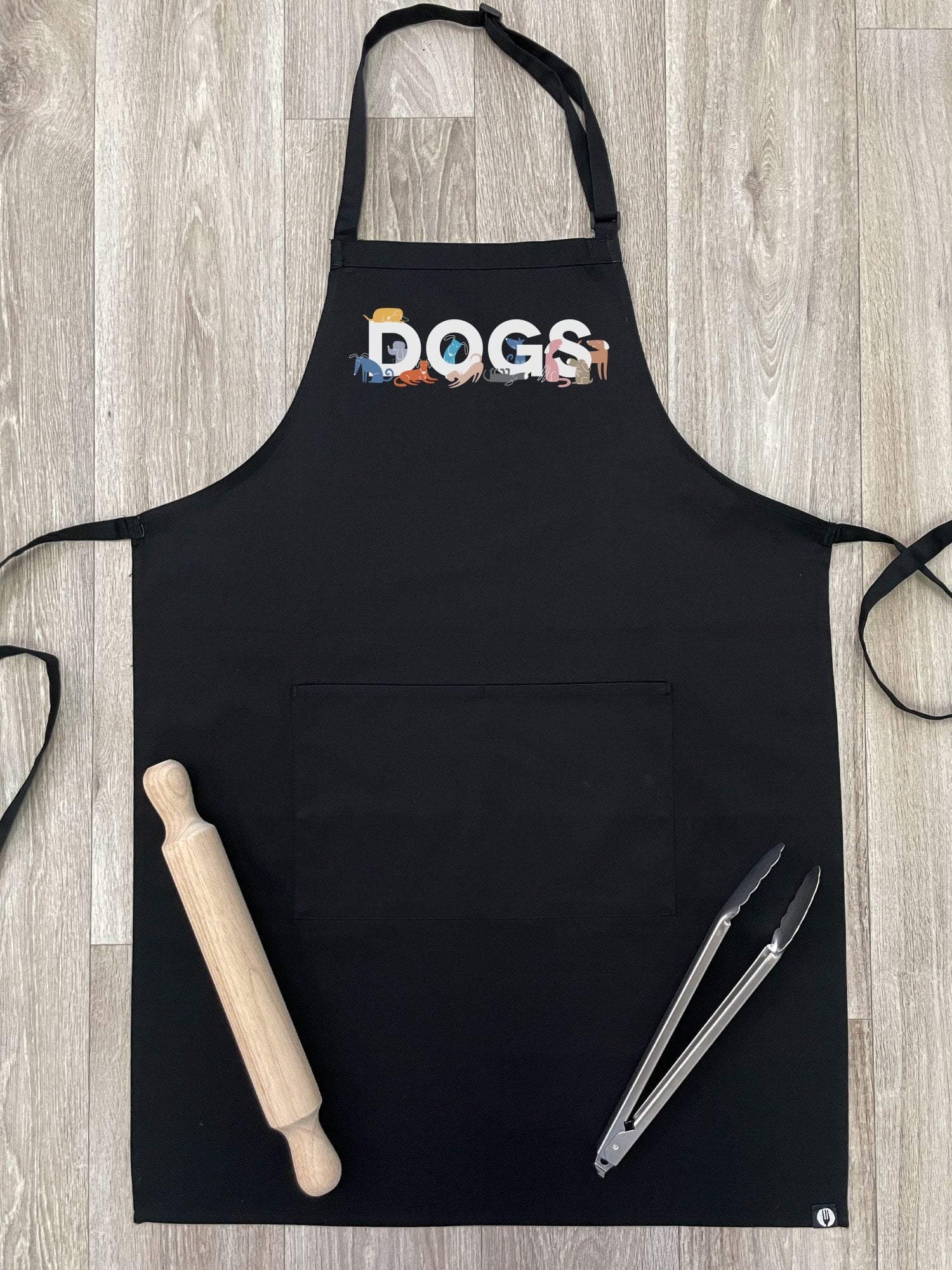 Dogs Because People Suck Bib Apron