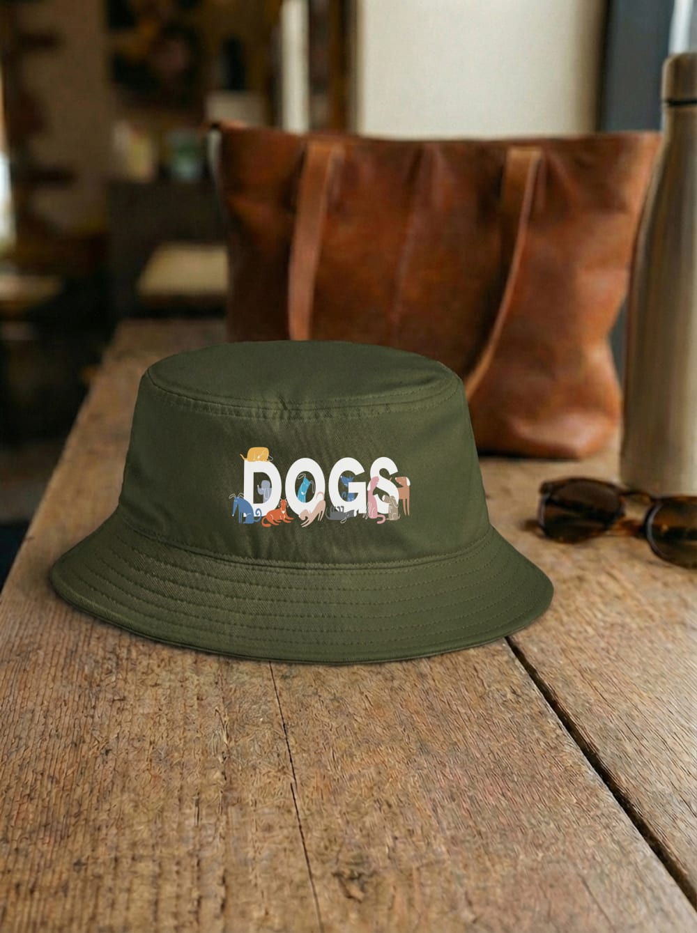 Dogs Because People Suck Bucket Hat