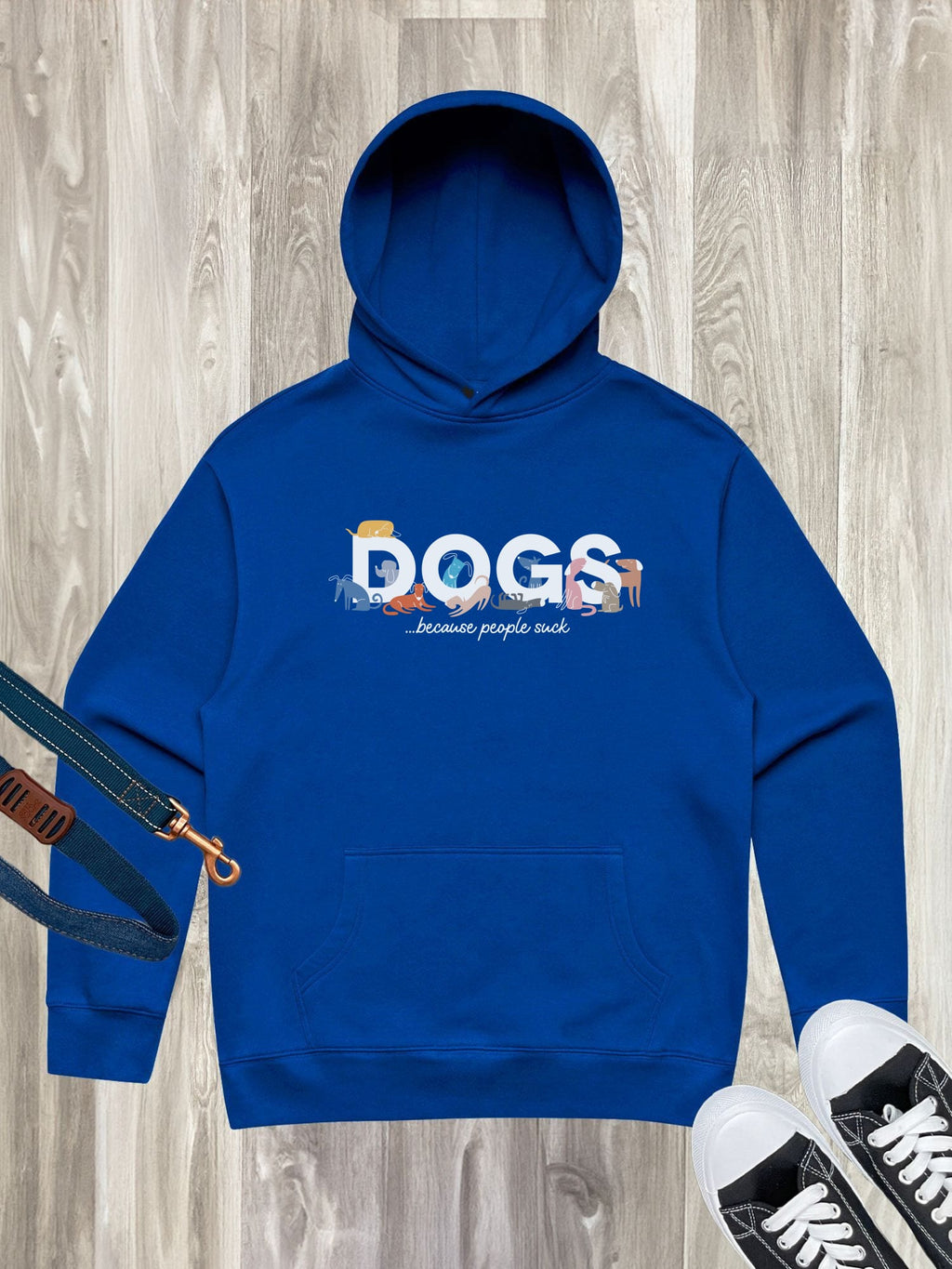 Dogs Because People Suck Men's Comfort Hood