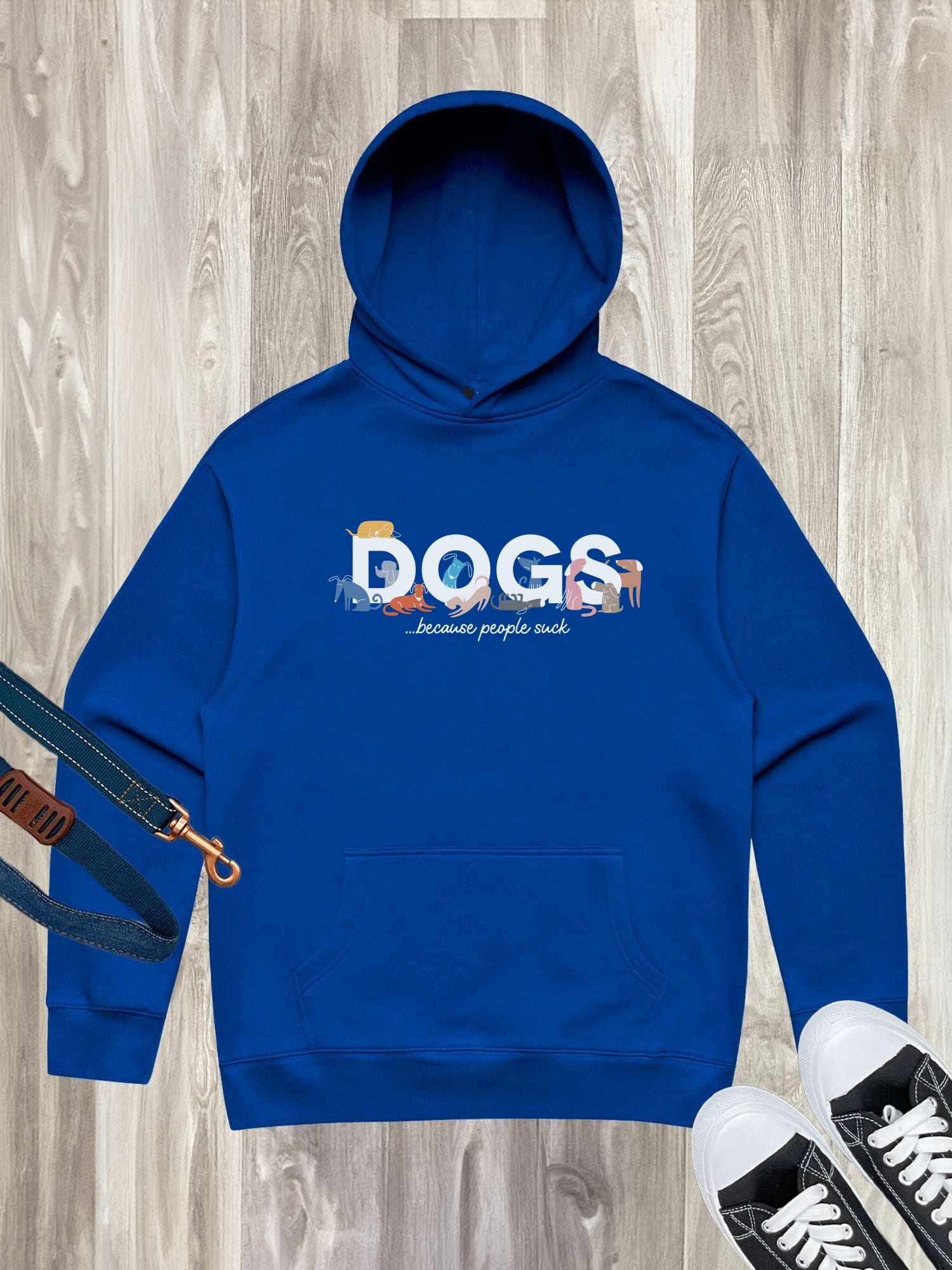 Dogs Because People Suck Men's Comfort Hood