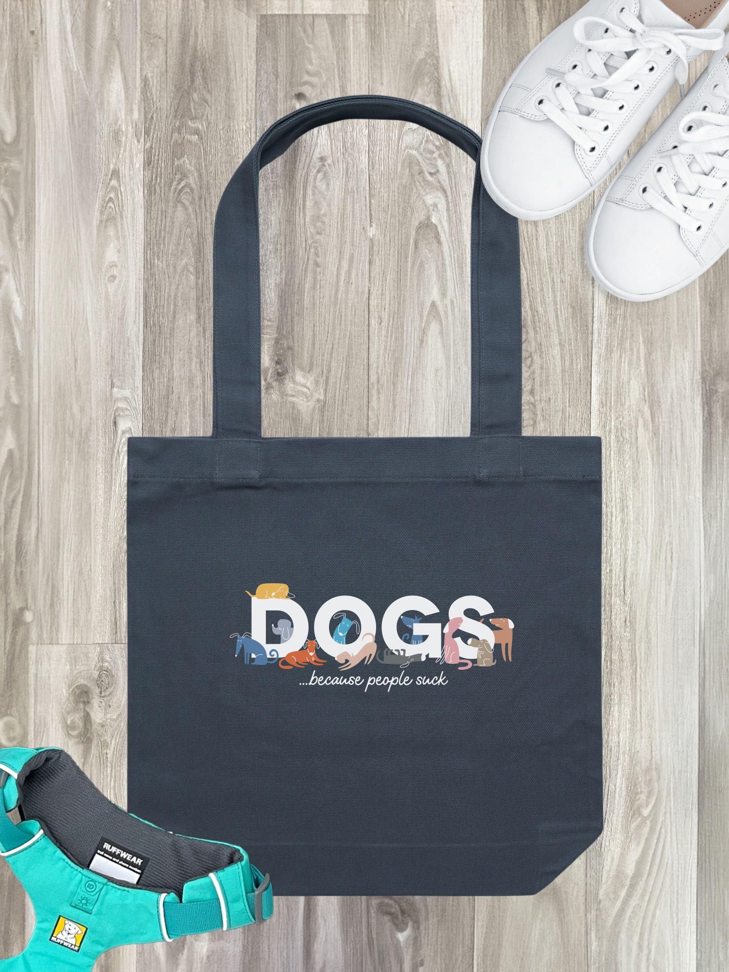 Dogs Because People Suck Edith Tote