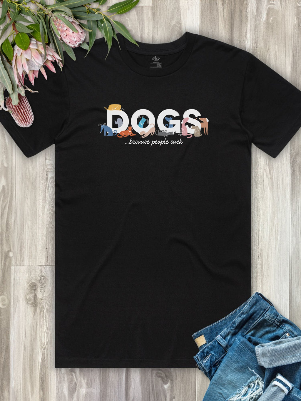 Dogs Because People Suck Essential Unisex Tee