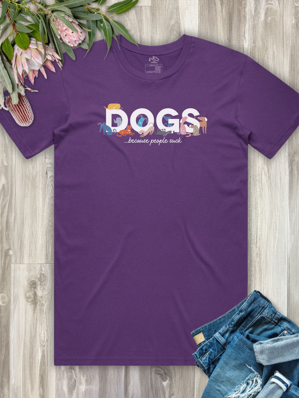 Dogs Because People Suck Essential Unisex Tee
