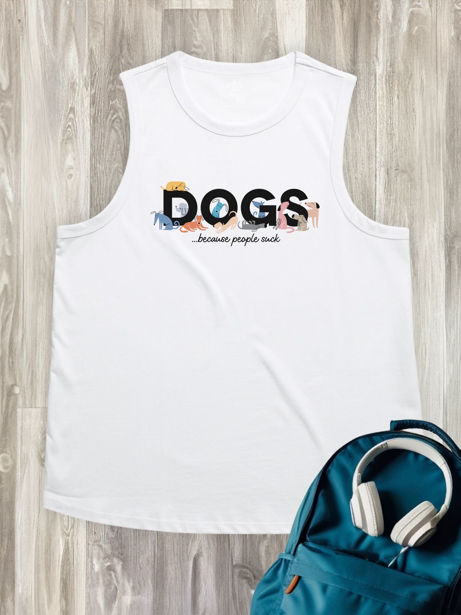 Dogs Because People Suck Ember Women's Tank