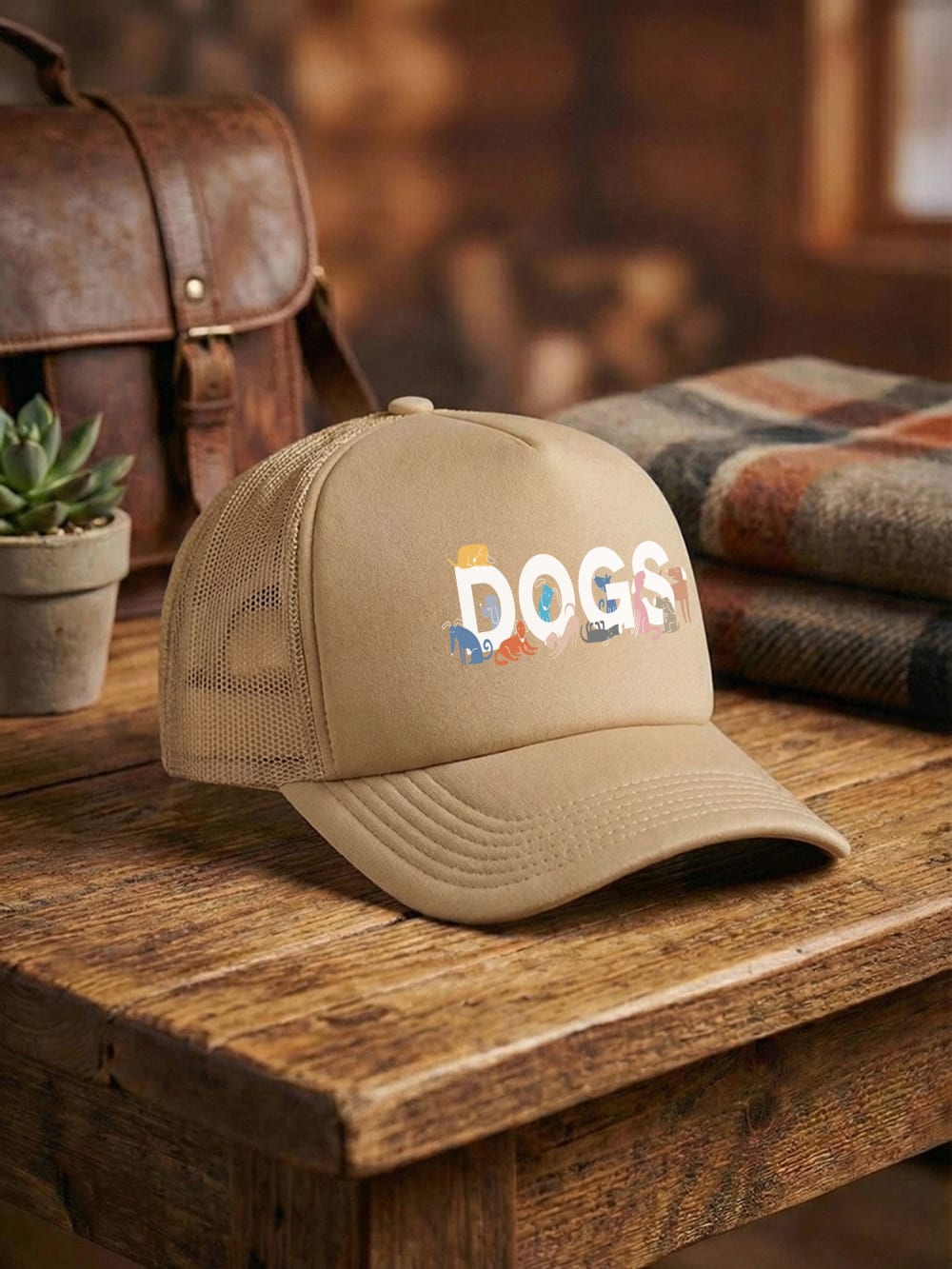 Dogs Because People Suck Foam Trucker Cap