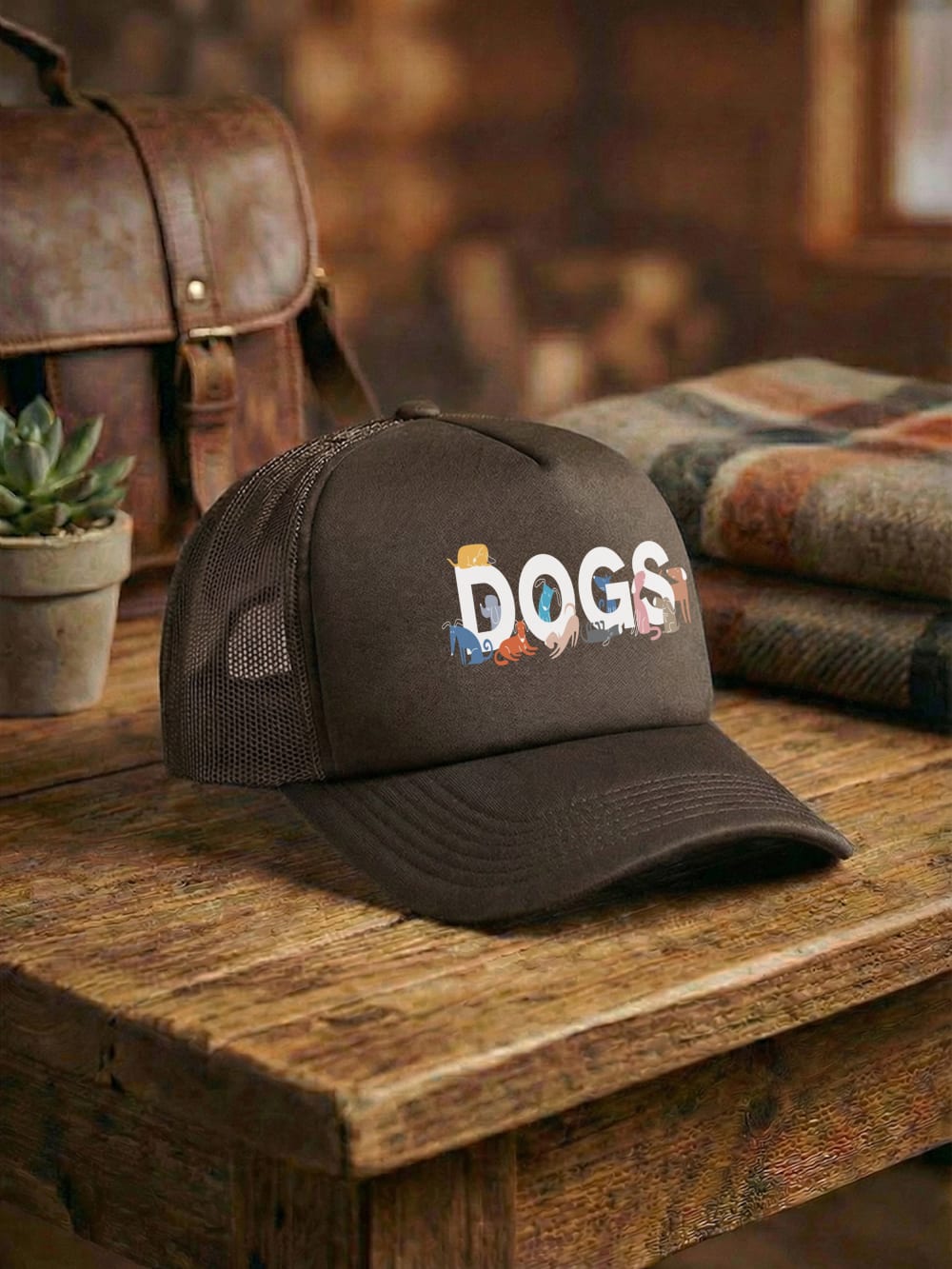 Dogs Because People Suck Foam Trucker Cap