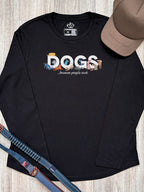 Dogs Because People Suck Olivia Women's Long Sleeve Tee