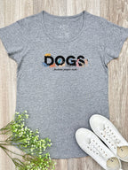 Dogs Because People Suck Remi Women's Scoop Neck Tee