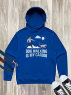 Dog Walking Is My Cardio Men's Comfort Hood
