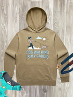 Dog Walking Is My Cardio Men's Comfort Hood