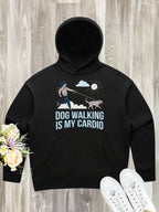 Dog Walking Is My Cardio Women's Comfort Hood
