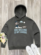 Dog Walking Is My Cardio Women's Comfort Hood