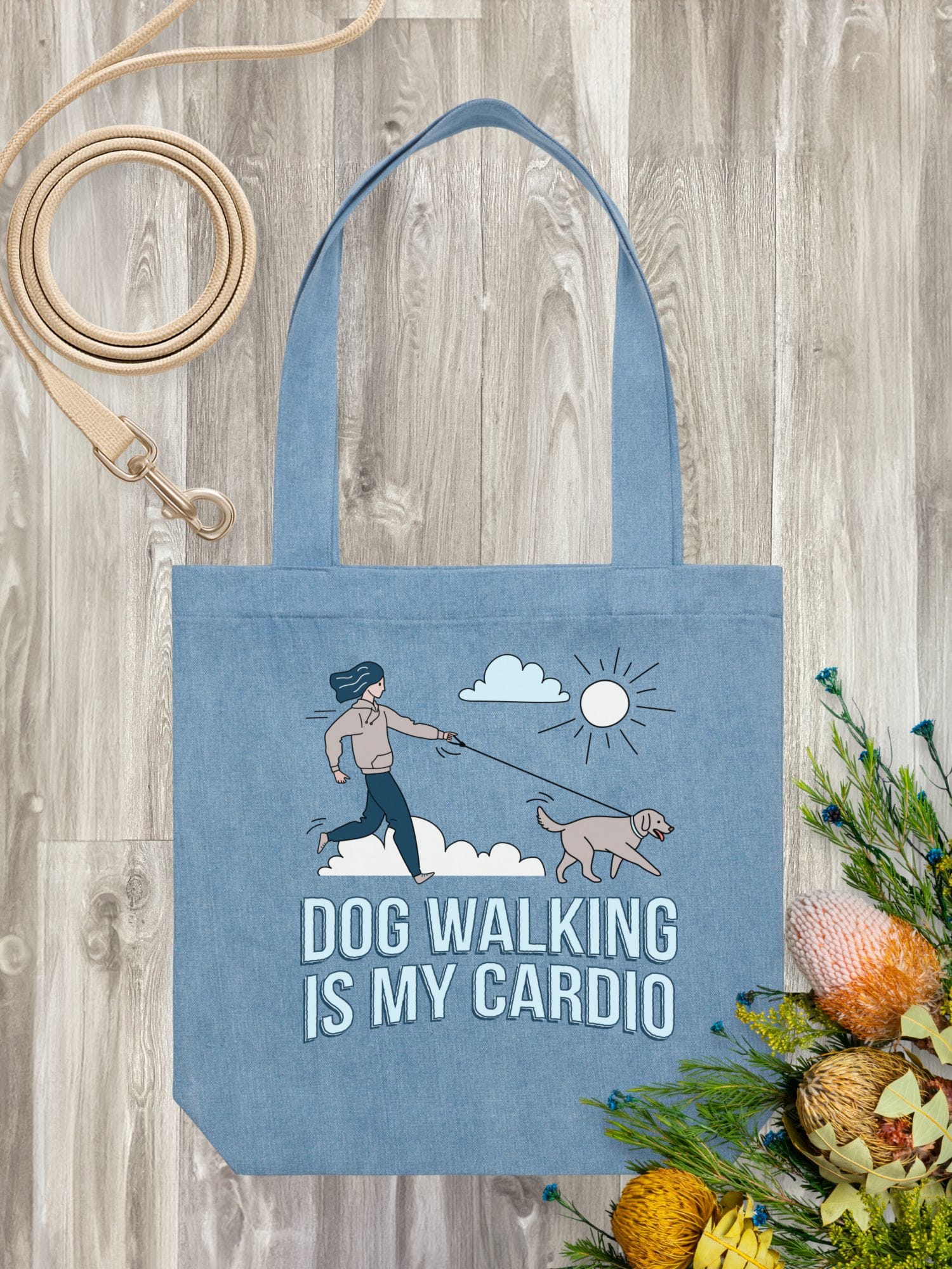 Dog Walking Is My Cardio Edith Tote