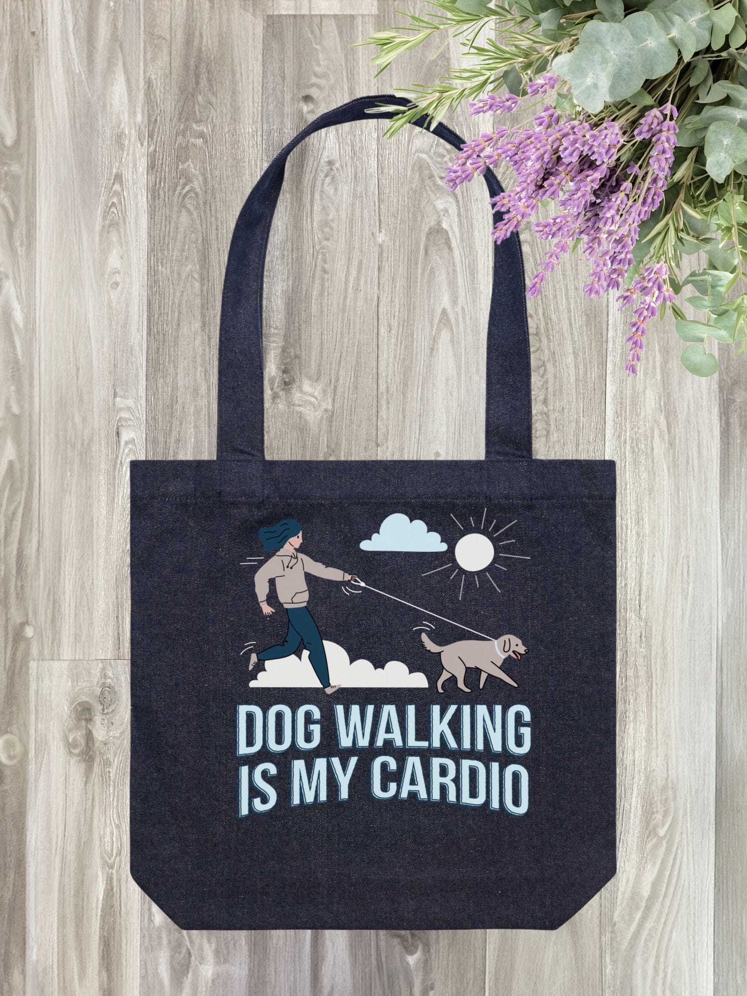 Dog Walking Is My Cardio Edith Tote