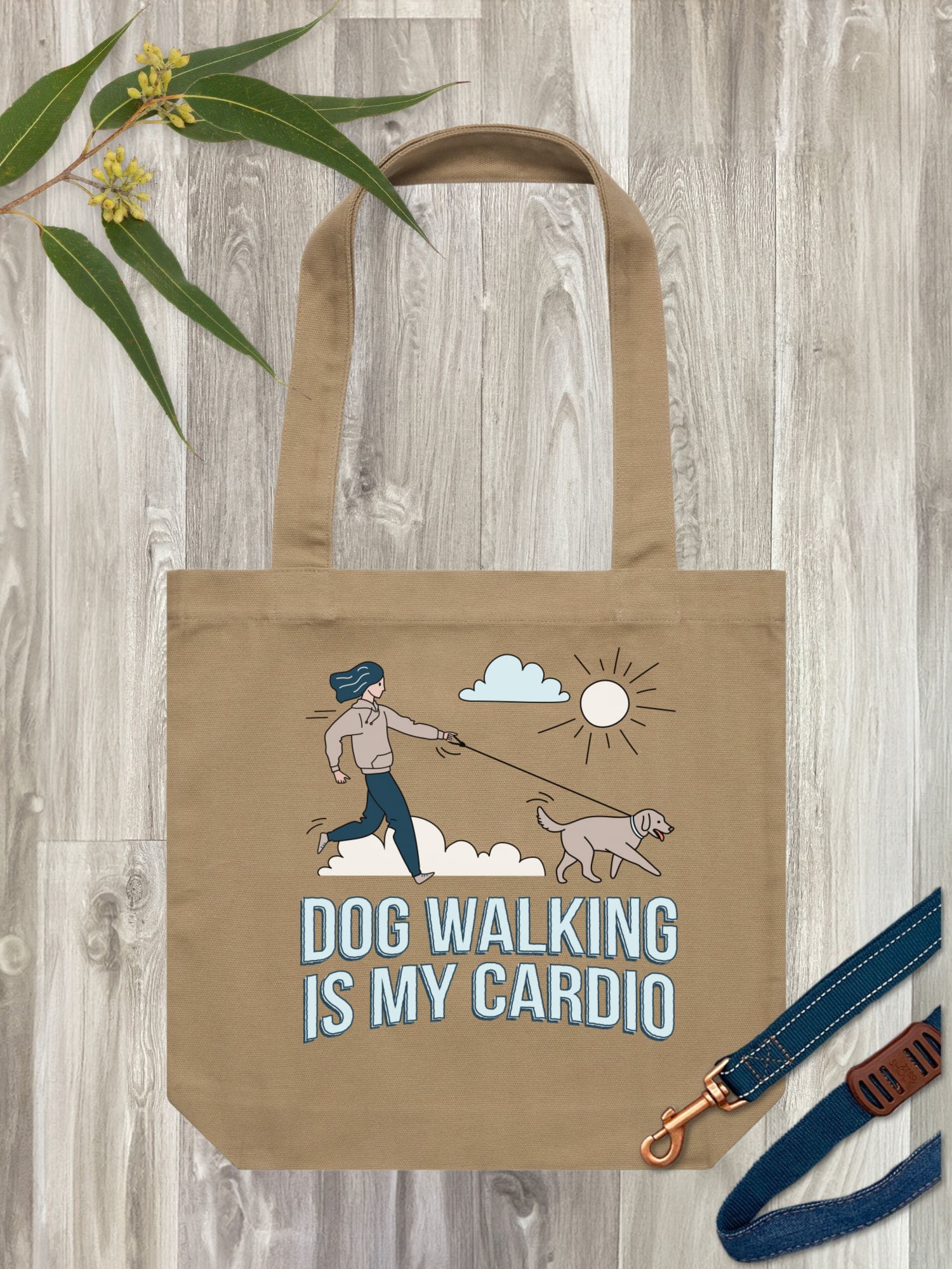 Dog Walking Is My Cardio Edith Tote