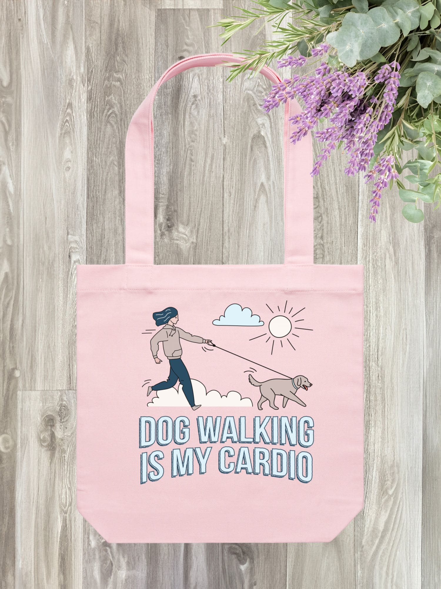 Dog Walking Is My Cardio Edith Tote
