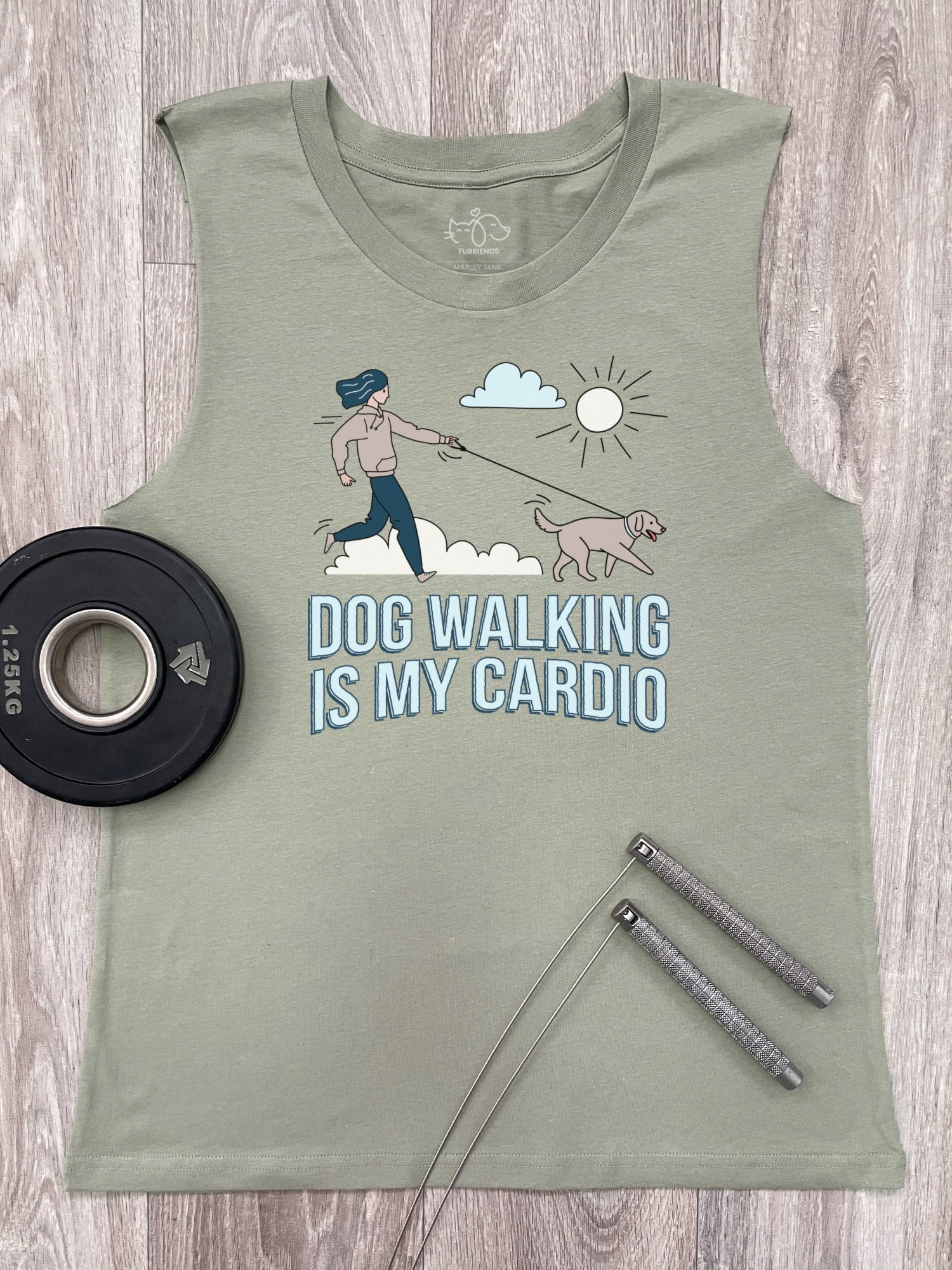 Dog Walking Is My Cardio Marley Tank