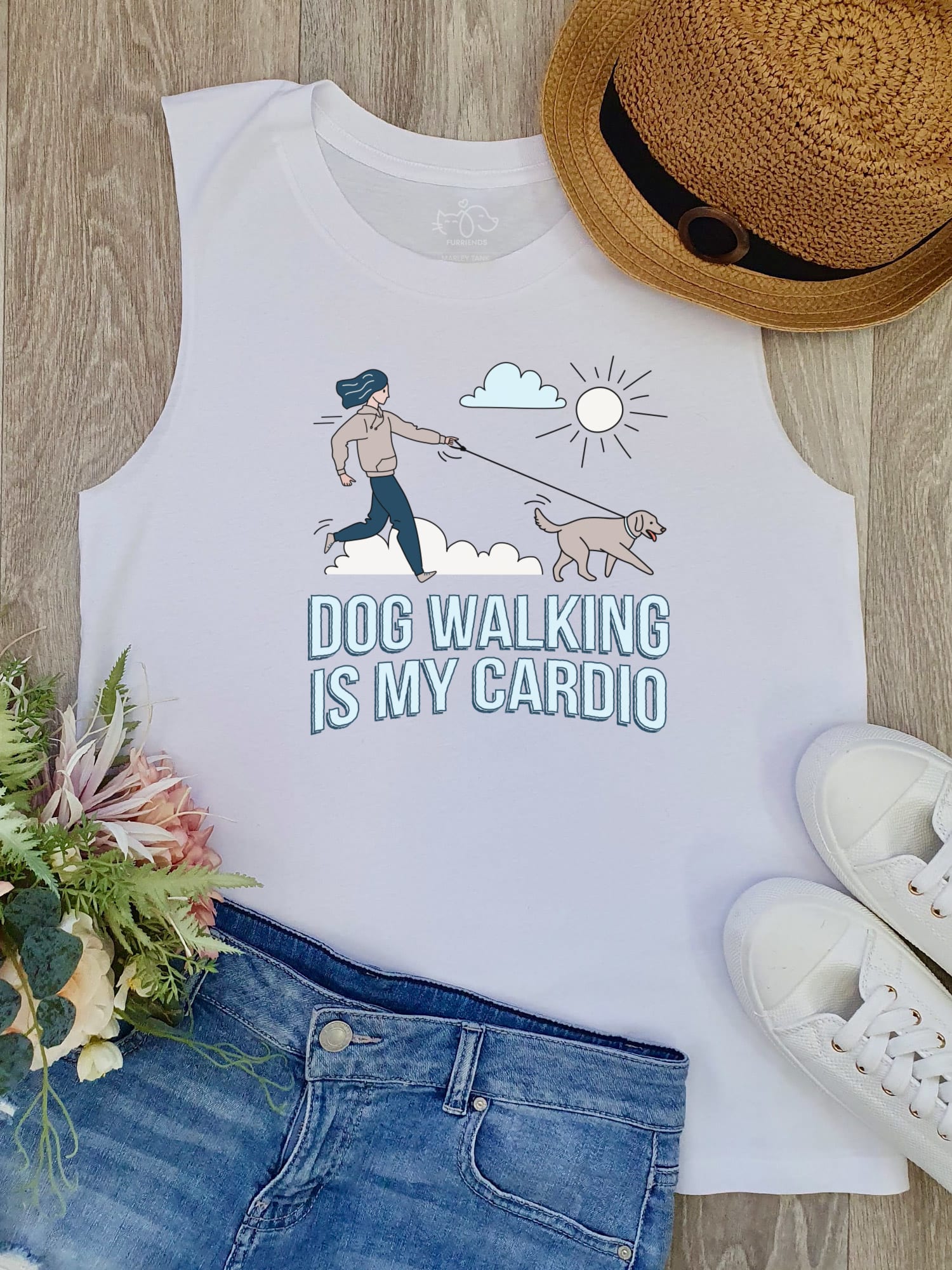 Dog Walking Is My Cardio Marley Tank