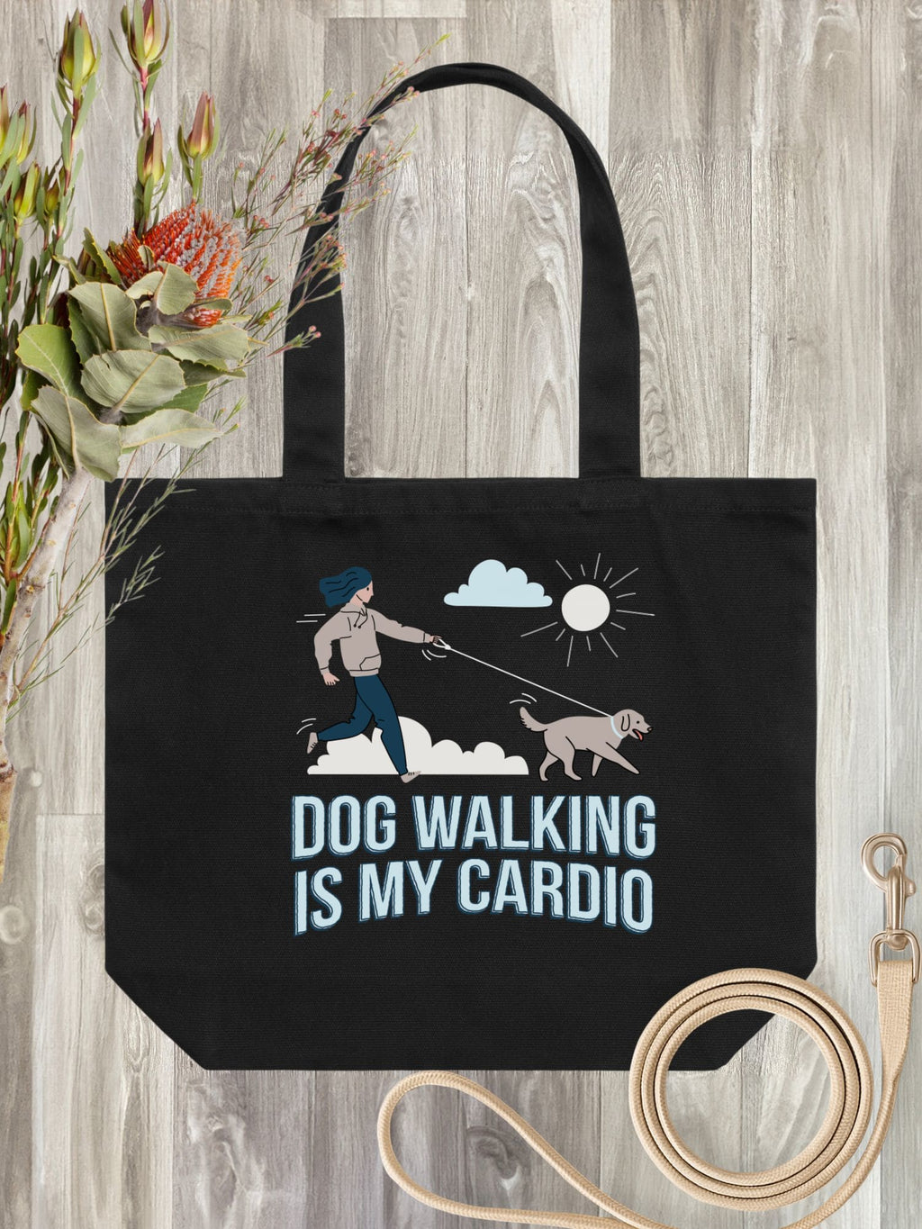 Dog Walking Is My Cardio Stella Tote