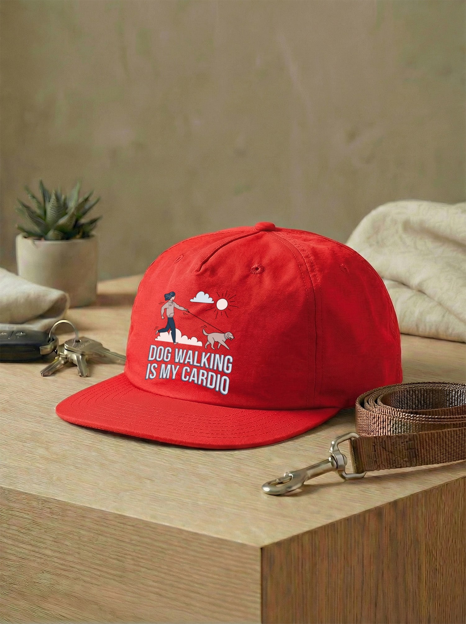 Dog Walking Is My Cardio Quick Dry Cap