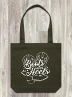 Boots Over Heels Edith Tote Bag