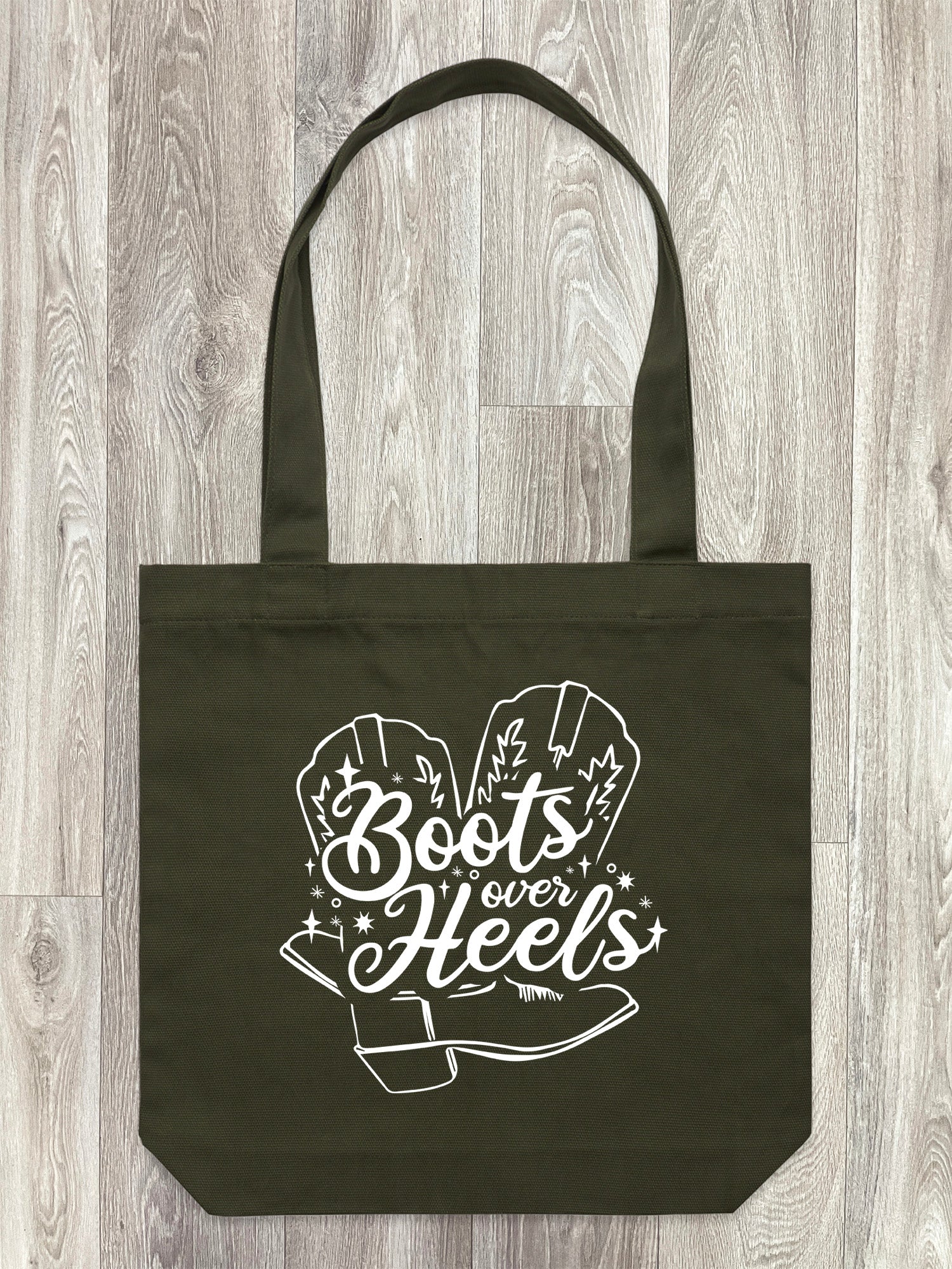Boots Over Heels Edith Tote Bag