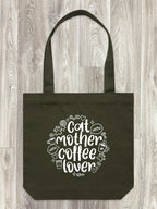 Cat Mother Coffee Lover Edith Tote Bag