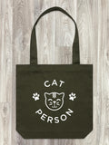 Cat Person Edith Tote Bag