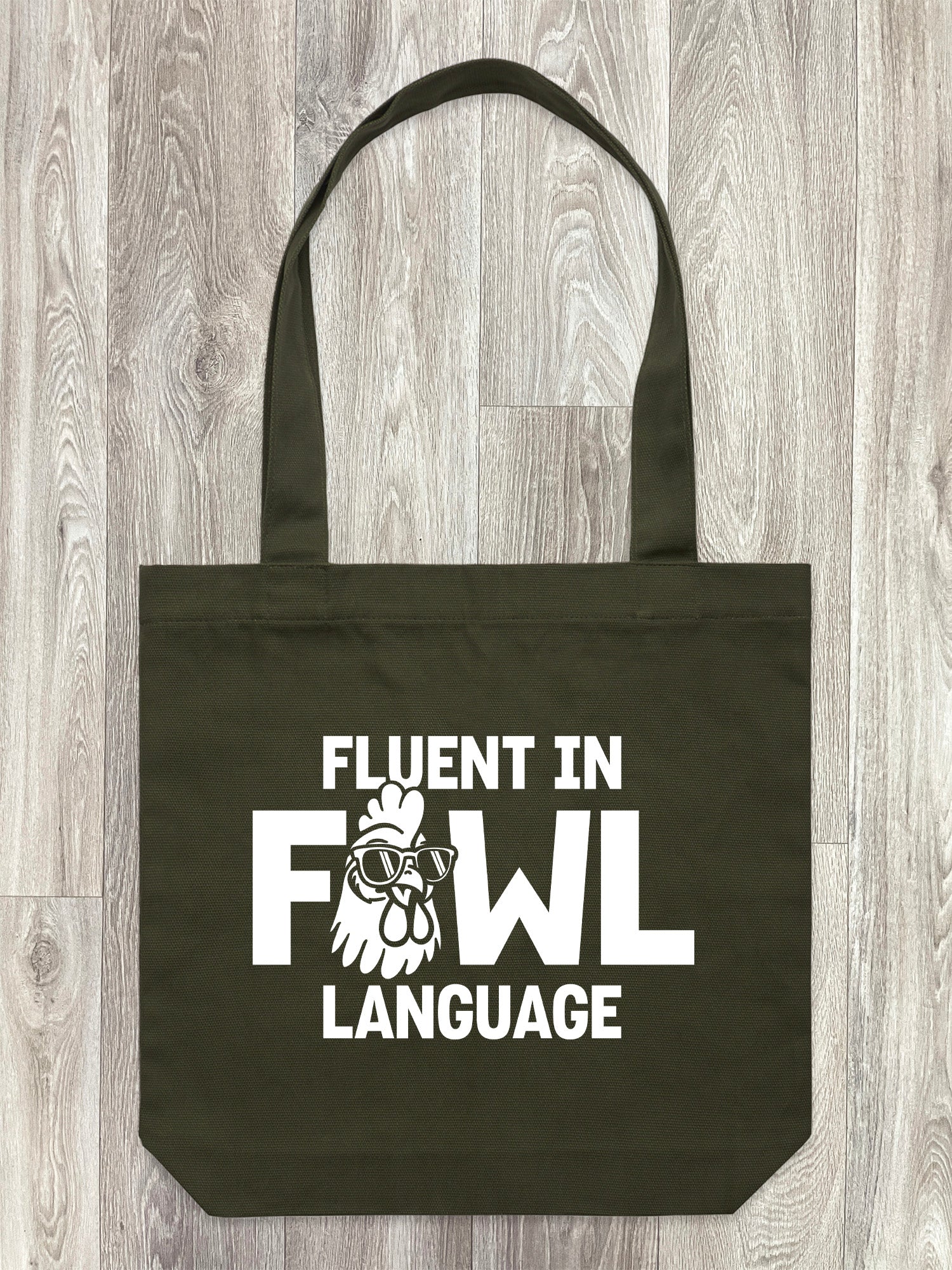 Fluent In Fowl Language Edith Tote Bag