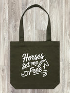 Horses Set Me Free Edith Tote Bag