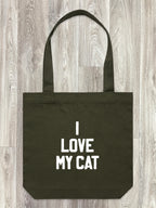 I Love My Cat Edith Tote Bag