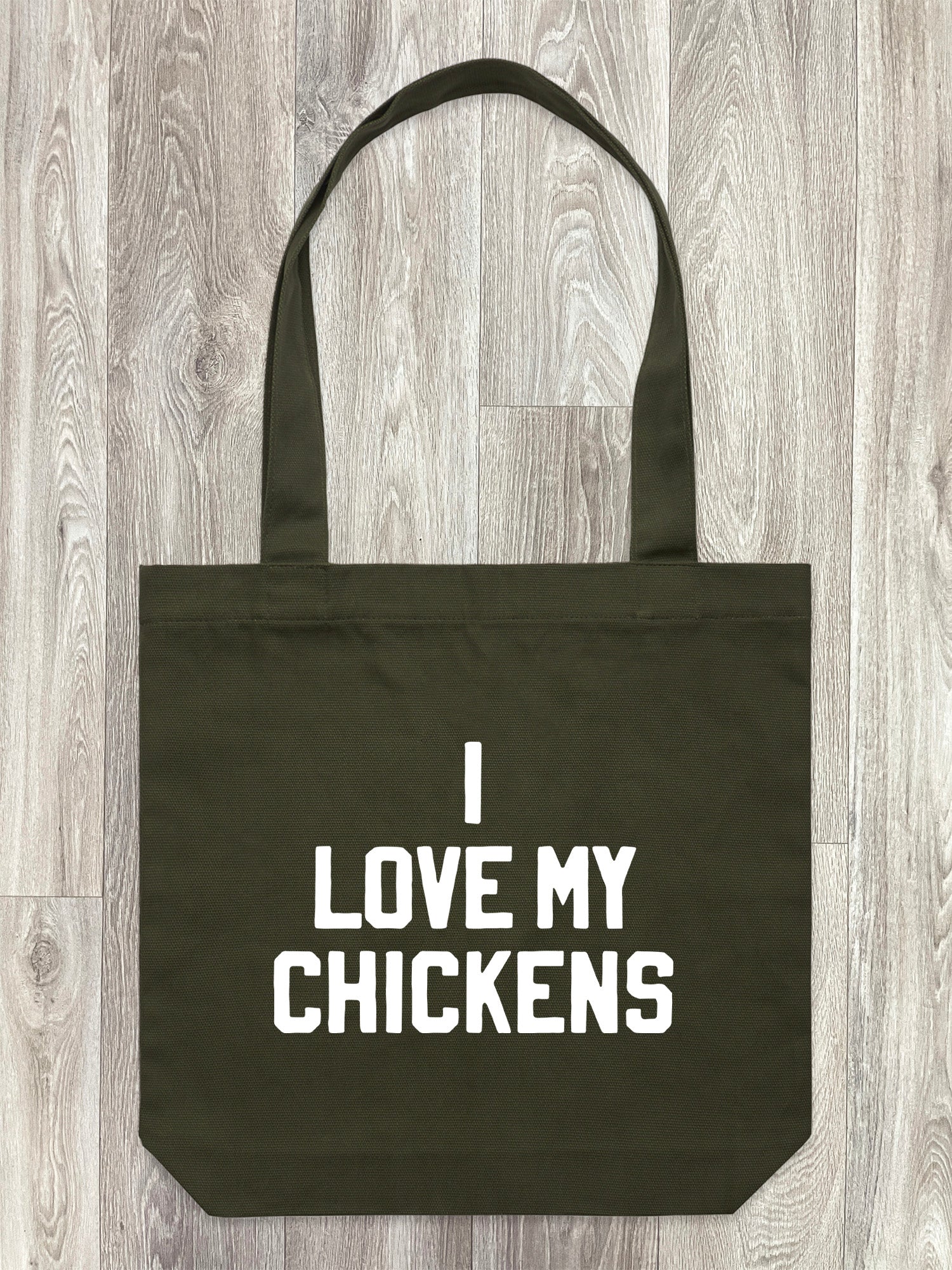 I Love My Chickens Edith Tote Bag