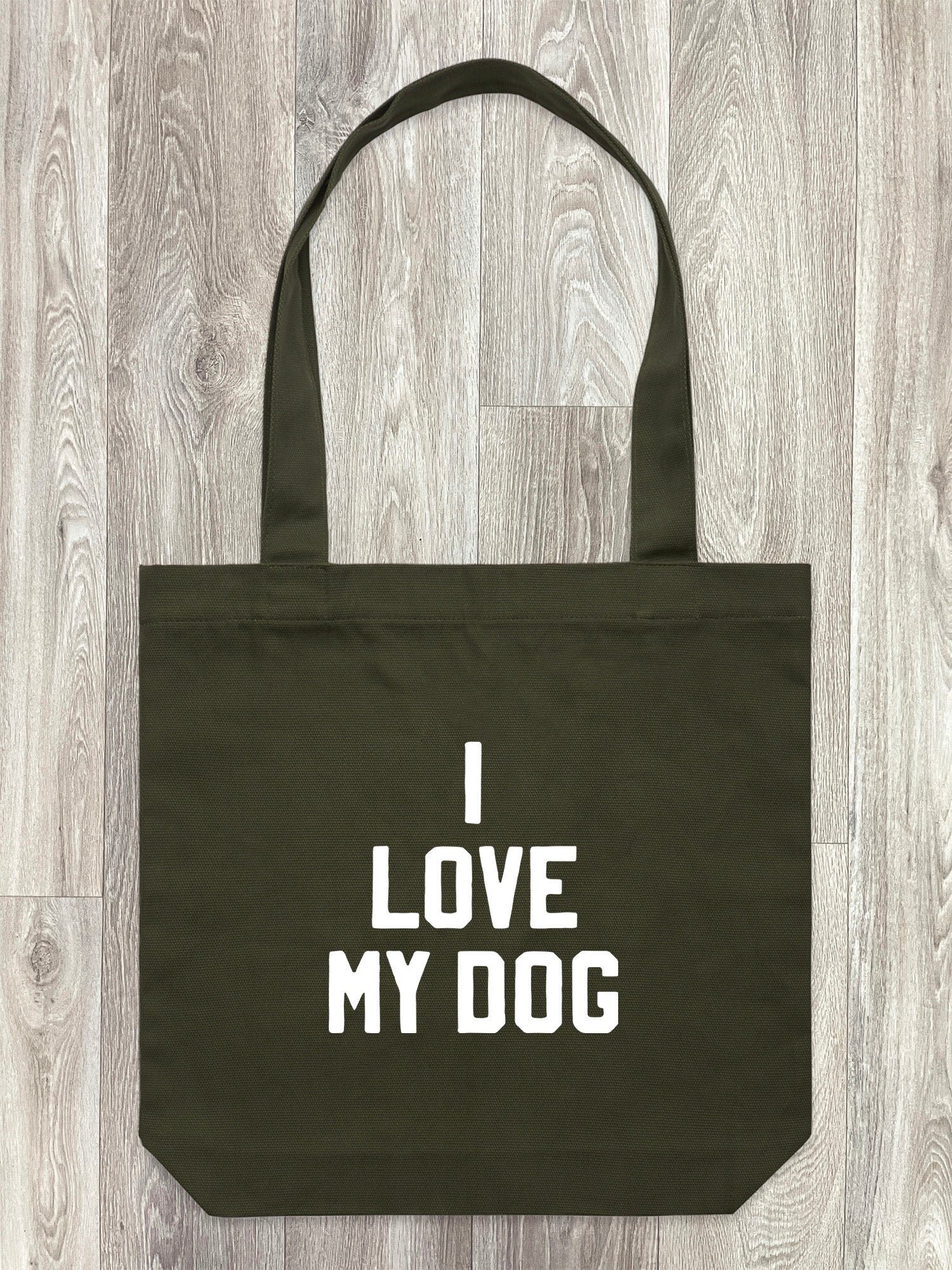 I Love My Dog Edith Tote Bag