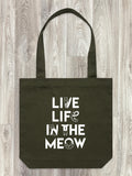 Live Life In The Meow Edith Tote Bag